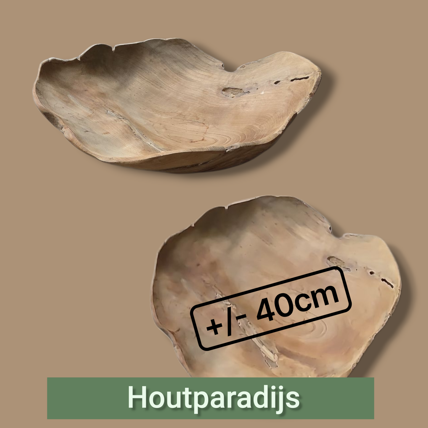 Houten schaal medium 40cm
