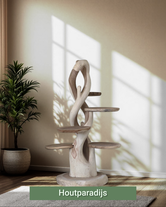 Houten krabpaal Farah 150cm - dierendagactie 2025
