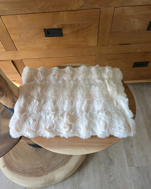 Crème wit Krabpaal Kussen 50x35cm - Luxe Comfort met Antislip Onderkant