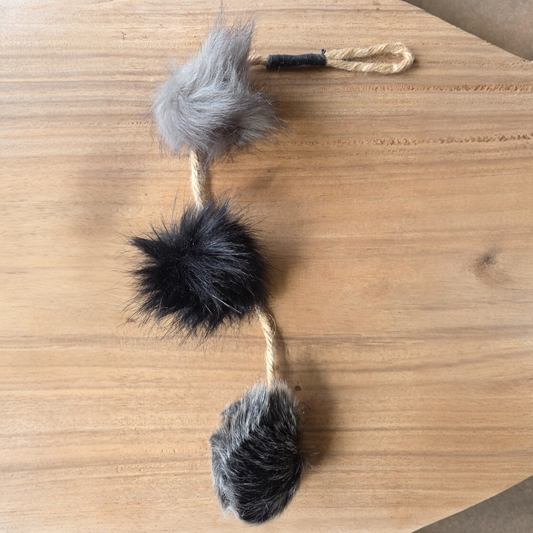 Speeltje Fluffy Drie Grijs